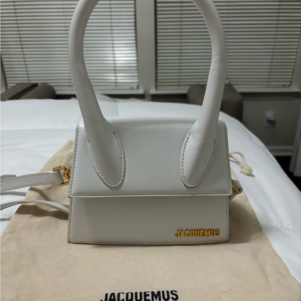 JACQUEMUS Le Chiquito Moyen - White 
Bought August 2021 for $620.00